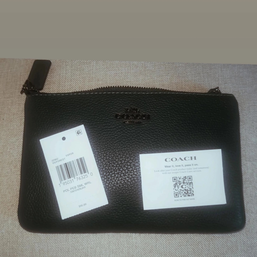 Coach Forest Green Leather Womens Bag